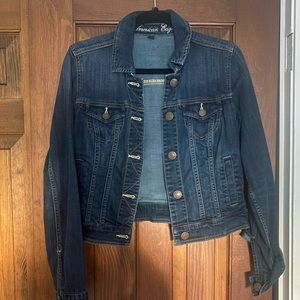 American Eagle Dark Denim Jacket. Small.